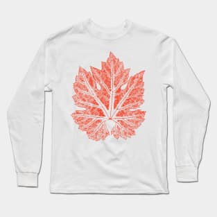 Grape Leaf - Artstamp Long Sleeve T-Shirt